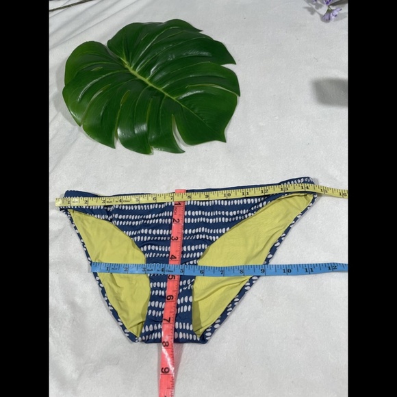 NEW $52 Dolce Vita Dotted‎ Reversible Bikini Bottom in Dusk Blue [SZ Small ] - Picture 4 of 12